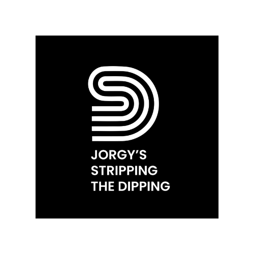 Jorgy's Stripping The Dipping Logo